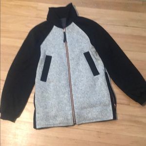 Reversible Lululemon jacket with rose gold zipper